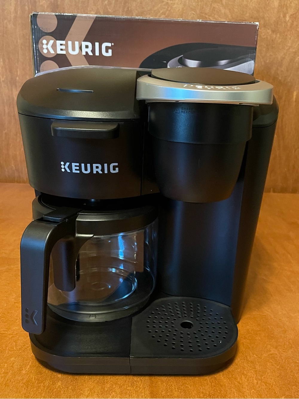 Keurig K Duo Essentials - Black 2-in-1 Single Serve and Carafe Coffee Maker